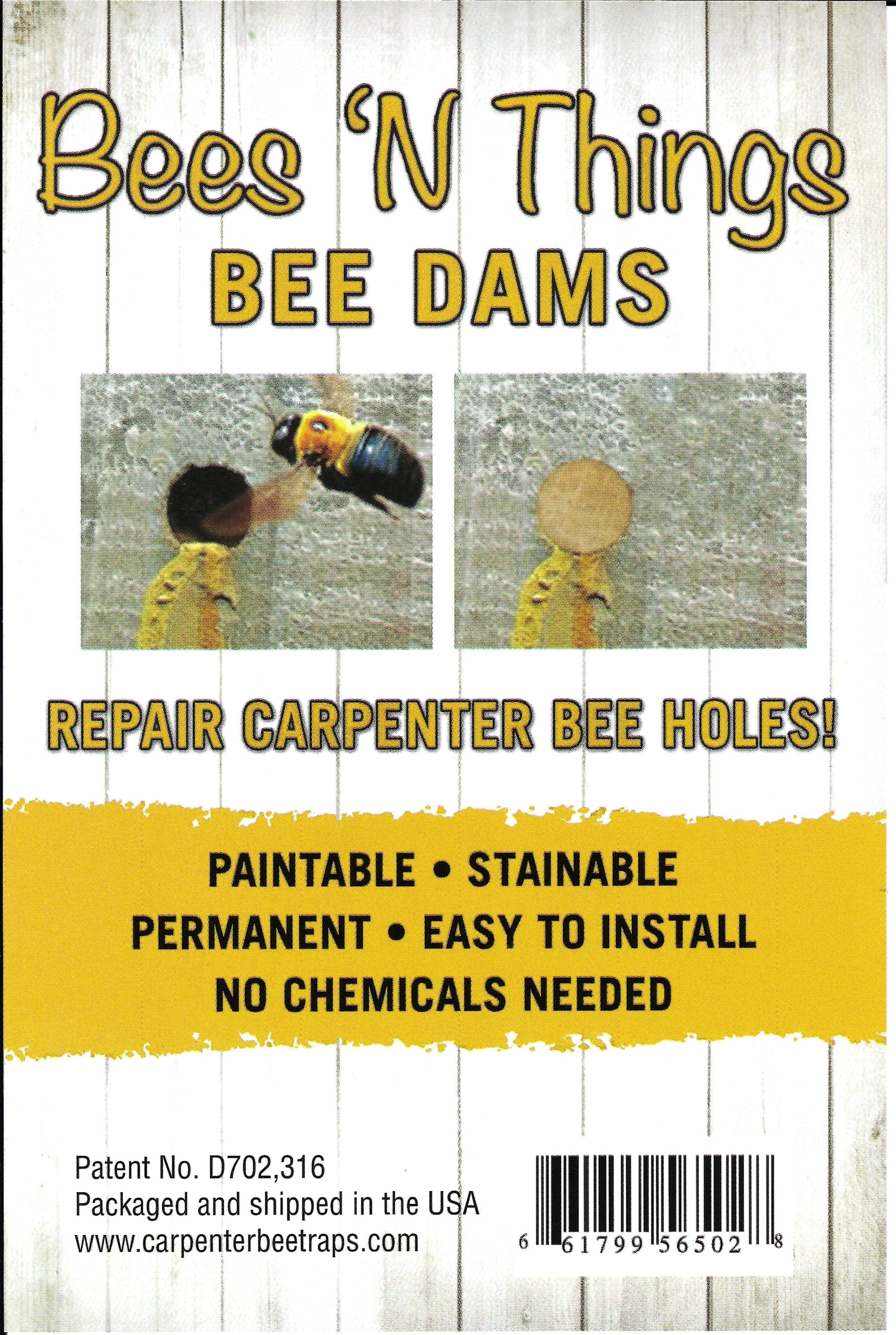 Bee Dams - pack of 15